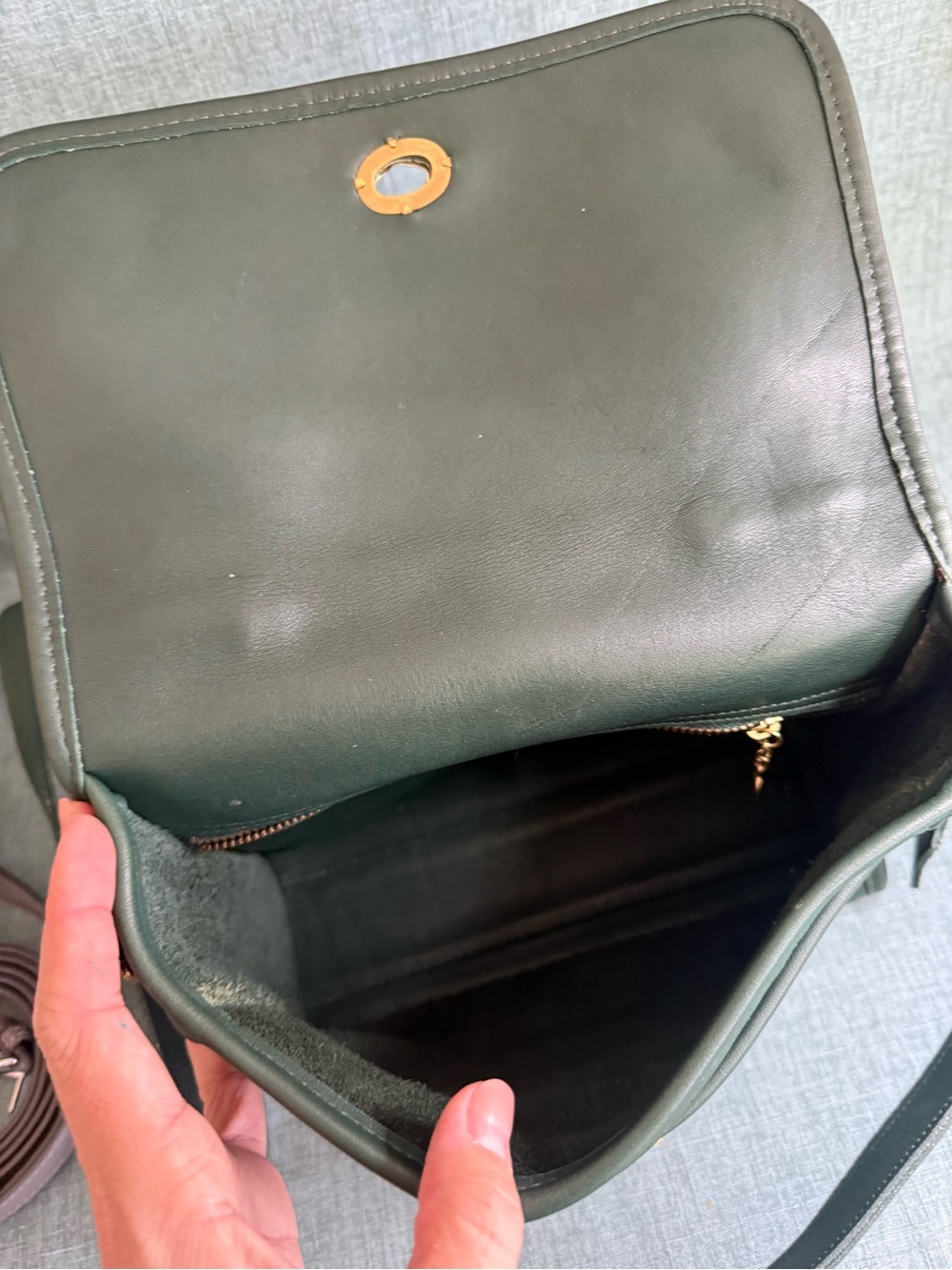 Vintage Coach Original Court Bag bottle green 💚🍾💚🍾 - Picture 6 of 6